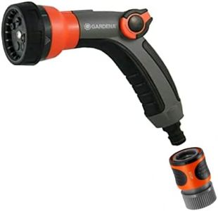 GARDENA 35121TC Metal Thumb Control 7 in 1 Spray Nozzle