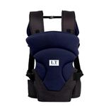 Little Townia Newborn Adjustable Baby Carrier Bag With Strong Belt 4 In 1 Position Baby Carry Bag (Navy-Blue)