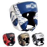 Ringside Apex Headgear, Blue/White, L/XL