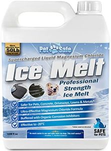 Pet Safe Ice Melt - Deicer for Driveway, Magnesium Chloride Ice Melt, Deicer Spray, Pet Safe Salt Ice Melt, Ice Dam Melt, Liquid Ice Melt, DeIcer for Sidewalks - Safe, Fast and Effective (1 Gallon)