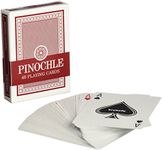 Brybelly Single Red Deck Pinochle Playing Cards