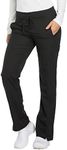 Dickies Dynamix by Women's Drawstring Cargo Scrub Pant Large Tall Black