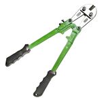 Brackit Heavy Duty 14” Bolt Cutters, 355mm Stainless Steel Mini Cropper Tool with Rubberized Anti-Slip Easy Grip Handles for Mechanics, Carpentry, Building, Plumbing [Colours May Vary]