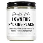 Younift Funny Housewarming Candle, House Warming Gifts New Home Gifts Ideas, Housewarming Gifts for Women, Men, Couple, New Homeowner Gifts, New Apartment Gifts, Closing Gifts for Home Buyers