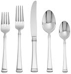 Mikasa Harmony 45-Piece Stainless Steel Flatware Set with Serveware, Service for 8