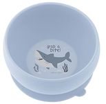 Stephen Joseph Silicone Bowls Shark Design, Self- Feeding, Easy to Carry, BPA Free, Baby Dinner Bowl, Dishwasher Safe, Curved Sizes, Attractive Design