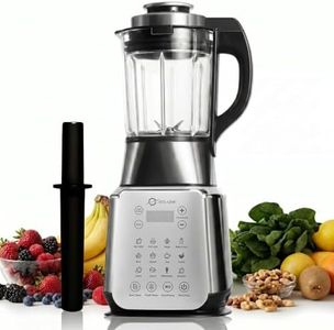 ASTRALSHIP 1500W Professional Glass Blender for Kitchen, Countertop High-Speed Smoothie Maker & Heating Nut Milk Machine - 14 Presets, 9 Speeds, BPA-Free Glass Jar for Hot Soups, Slushie