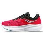 Saucony Ride 16 Women's Running Shoes - SS23 Rose Black, 5 UK