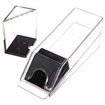 Brybelly Blackjack Shoe Collection|Clear Casino Grade Acrylic for Standard Size Poker Deck| Shoe & Discard Tray - 6 Deck Size