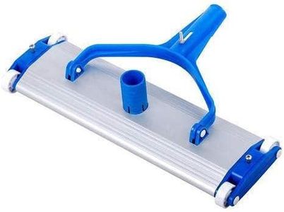 Helix Swimming pool vaccum head 18 inch + (2-V-CLIP) Fllor cleaner Dust particle Aluminium Vaccum for Inground and Above Ground Swimming Pools