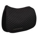 Hcendero Universal Saddle Pad, Thickened Horse Saddle Pad, English Saddle Pad, Sweat-Absorbent and Breathable, Black, 1 PCS