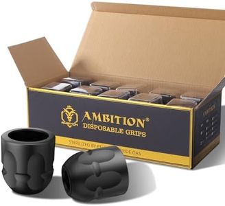 Ambition Soldier P1 Disposable Tattoo Grips-20Pcs 32mm Professional Tattoo Rubber Grip Cover with Click Adjust System Supply for Rotary Soldier,Vibe,Ninja,Zetton,Torped & Lutin Tattoo Pen Machine Gun