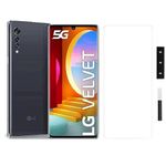 Blackwik Premium UV Tempered Glass Screen Protector Compatible For LG Velvet Edge To Edge Coverage And Easy Installation Kit (Pack of 1)