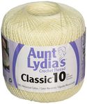 Aunt Lydia Classic Crochet Thread, 10, Cream