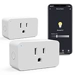 WiFi Dimmable Smart Plug 2 Pack, Sm