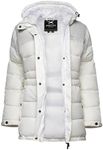 Arctix Women's True Puffer Jacket, White, X-Large