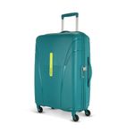 American Tourister Ivy 77Cm Large Hardside Polypropylene 4 Wheel Spinner Check-in Suitcase with Recessed TSA Lock & Color-Matched Components for Women & Men - Spring Green