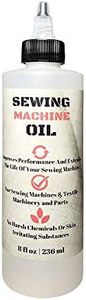 Stainless Sewing Machine Oil - 8 Oz - Custom Formulated, Compatible with Singer, Bernina, Kenmore, and Other Commerical Sewing/Embroidery Machines