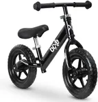 Bixe Balance Bike: Super Lightweight - ONLY 4LBS | Pro Balance Bike for Kids 3, 4, 5, 6 and 7 Year Old - No Pedal Sport Training Bicycle | 12inch Wheel | Toddler Lightweight Bike