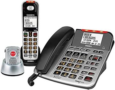 Details About UNIDEN SSE47+1P Corded & Cordless Digital with Alert Pendant Phone System