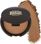 Elizabeth Mott Whatup Beaches Bronzer Face Powder Contour Kit - Vegan and Cruelty Free Facial Compact Bronzing Powder for Contouring and Sun Kissed Makeup Finish - Matte shade (10 g)