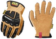 Mechanix Wear: Durahide M-Pact Driver F9-360 Leather Work Gloves: All Around A9 Cut Resistance, Abrasion Resistance, Impact Protection (Large, Brown)