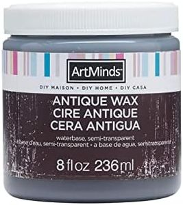 8oz. DIY Home Wax by ArtMinds - Non Toxic Antique Wax Seals and Protects Painted Surfaces or Wood - 1 Pack