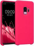 kwmobile Case Compatible with Samsung Galaxy S9 Case - TPU Silicone Phone Cover with Soft Finish - Neon Pink