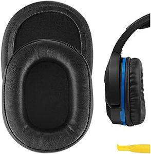 Geekria QuickFit Replacement Ear Pads for Turtle Beach Ear Force Stealth 700, 450, 420X, 600, 500P, Ear Force XO Seven Gaming Headphones Ear Cushions, Ear Cups Cover Repair Parts (Black)