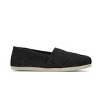 TOMS Women's Alpargata Cloudbound Loafer Flat , Black Metallic Linen Stripe,6 UK