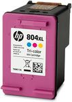 HP 804XL Genuine Original Tri-Color Ink Printer Cartridge works with HP ENVY Photo 6200, HP ENVY Photo 7100, HP ENVY Photo 7800 All-in-One Printer series - (T6N11AA)