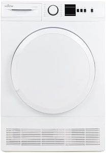 Willow WCD8W 8kg Freestanding Condenser Dryer with 15 Programmes, 3 Button Functions, LED Display