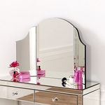 The Furniture Market Venetian Curved Dressing Table Mirror