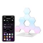 Cololight RGB Lamp, LED Light for Bedroom, 2.4GHz WiFi only, App Control & Voice Control, Compatible with Alexa, Google Assistant & Homekit, Gaming Lamp, Plus, 9 Hexagon, Table & Wall