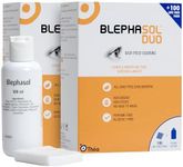 2 x Blephasol Duo 100 ml Micellar Eyelid Cleansing Lotion with 100 Lint-Free Pads | Effective and Gentle Cleansing for Make-Up Removal, Inflamed and Sensitive Eyelids | Soap & Alcohol-Free