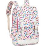 Leaper Cute Rainbow Laptop Backpack