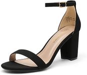 DREAM PAIRS Women's Chunk Low Heel 