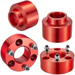 EVIL ENERGY 3" Front and 2" Rear Leveling Lift Kit Compatible with 2006-2024 Ram 1500 (4WD Only), 2005-2011 Dakota (2WD Only), 3 inch Front and 2 inch Rear Suspension Forged Strut Spacers Red