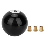 8 Ball Gear Stick Knob, Universal Black 8 Billiard Ball Round Car Gear Shift Knob Lever Handle Shifter