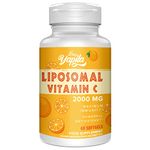 Liposomal Vitamin C Capsules 2000mg, Maximum Absorption, High dose VIT C, Ascorbic Acid, Antioxidant Supplement, Soy-Free, Non-GMO