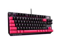 ASUS ROG Strix Scope TKL Electro Punk Mechanical Gaming Keyboard | Cherry MX Red Switches | 2X Wider Ctrl Key for Greater FPS Precision | Gaming Keyboard for PC | Aura Sync RGB Lighting, Quick-Toggle