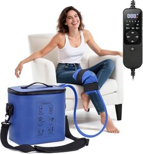Cold Therapy Machine - Programmable Ice Machine for Knee After Surgery, Portable Ice Therapy Machine with Quiet Pump, Knee Replacement Recovery System, Cryotherapy Pain Relief with Compression Pad