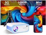 2024 Upgraded WiFi Mini Projector: 
