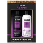 TRESemme Shampoo and Conditioner Set - Keratin Hair Treatment, Paraben and Sulfate Free Shampoo Safe for Color-Treated Hair, Deep Conditioner for Dry Damaged Hair, Keratin Repair, 28 Fl Oz (2 Piece Set)