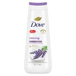 Dove Relaxing Body Wash for women with Skin Natural Nourishers Lavender Oil and Chamomile with Microbiome Nutrient Serum 650 ml