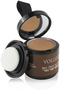 Hairline Powder for Women Men, VOLLUCK Root Touch Up Hair Powder Root Cover Up Hair Color Powder 0.35 Ounce, Hair Shadow Powder Cover Your Root Concealer, Bald Spots, Eyebrows, Dark Blonde