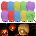 Colored Sky Lanterns