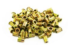 Astro Pneumatic Tool RN6M 100-Piece M6 6mm Steel Rivet Nuts