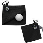 ToVii Small Magnetic Golf Towel with Clip, Microfiber Golf Towel for Cleaning Golf Ball Golf Bag Towel with Magnet for Men & Women