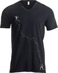 Rock Climber + Belayer | Rock Climbing Unisex Vintage Blend V-Neck T-Shirt-(Vneck,L)